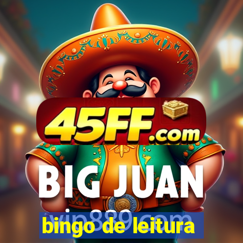 bingo de leitura